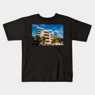 Miami Beach South Beach Art Deco Condos Kids T-Shirt